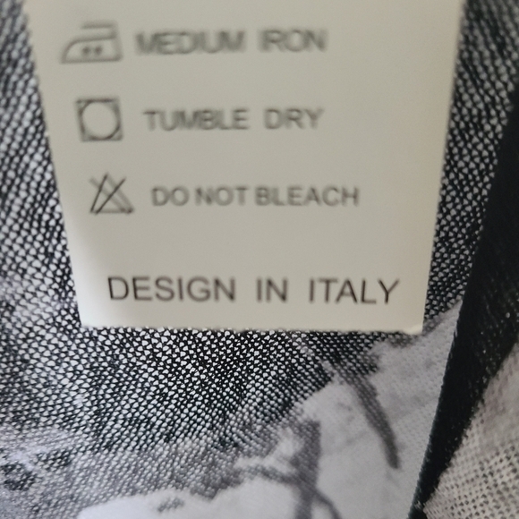 CREATION Black & White Sheer Cover Up Cardigan Jacket Size Large NWT - Picture 7 of 9